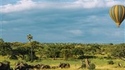 Let balónem v Tarangire - Tanzanie_let balonem