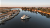 Chobe Princess - loď na řece Zambezi - Bostwana_Chobe