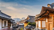Poznávací zájezd Jižní Korea: 9 dní s českým průvodcem - Tradiční domky Hanok v Soulu