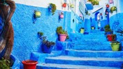 Velký okruh Marokem – Sahara, Marrákeš a Atlantik (11 dní) - Modré uličky města Chefchaouen v severním Maroku