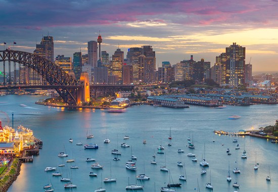 Tichomořská odysea: Austrálie - Vanuatu - Fiji - Austrálie a Oceánie - Sydney Opera House a Harbour Bridge při poznávacím zájezdu po Austrálii, Vanuatu a Fidži. Credit Tourism Australia.