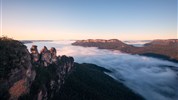Velká cesta Austrálií a Oceánií s Fiji a Vanuatu - Modré hory (Blue Moutains) při poznávacím zájezdu po Austrálii, Vanuatu a Fidži. Credit: Tourism Australia