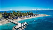 Las Casitas Village at El Conquistador - Pohled na Palomino Island, ostrovní plážové zázemí spojené s resortem El Conquistador ve Fajardu.
