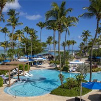 The Royal Sonesta San Juan - The Royal Sonesta San Juan s bazénovým areálem, palmami a přímou polohou u pláže Isla Verde Beach v Portoriku. - www.marco-polo.cz