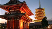 Dámská jízda: Tokyo & Soul s Adélou - Nasvícená večerní Asakusa