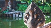 Belmond La Résidence d´Angkor - Belmond La Residence d´Angkok využívá velmi citlivě kombinaci moderního resortu a architektonického stylu staré kmerské kultur.