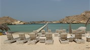 Off-Roadem do ománských hor + poušť + moře (self drive) - Muscat Hills Resort - pláž