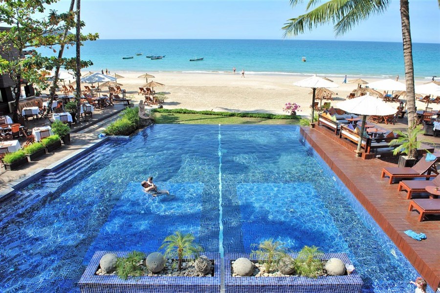 Ngapali - Amata Ngapali Resort - Barma - Ngapali Beach - Amata Ngapali - bazén