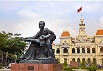 Saigon - památník Ho Chi Minha