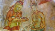 Esence Srí Lanky - Exotický Cejlon s českým průvodcem - Sigiriya - při kráse dívek na zdejších freskách se tají dech, vždyť jsou zde již od 5. století
