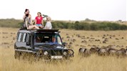 4 parky (Ol Pejeta, jezera Nakuru a Naivasha, Masai Mara) 4* - český průvodce - Keňa_Masai Mara_Velká migrace
