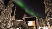 Zimní Laponsko - balíček 4 nebo 5 dní na polárním kruhu - Chatky Panorama Hut