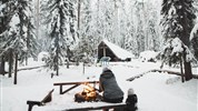 Zimní Helsinky a Polární Kruh - vlakem i s psím spřežením